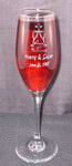 Personalized Anniversary Perception Champagne Flute