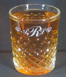 Engraved Carats Double Old Fashioned Whiskey Glass