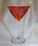 Custom Midtown Martini Glass