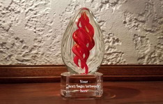 Customized Pisa Art Glass Award