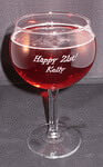 Custom Red Wine Glass