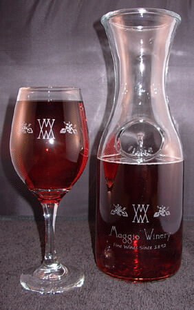 Personalized Engraved Wine Decanter Set