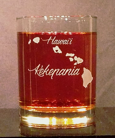 Personalized Hawaii Whiskey Glass