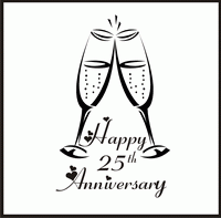Anniversary Flutes Design
