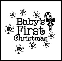 Baby's First Christmas Design