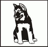 German Shepherd Puppy design