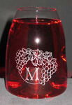 Personalized Crystal Amplifier Vintner's Tasting Glass Gift Set of 4