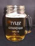 Personalized Drinking Jar