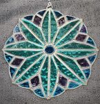 8 Petal Flower Stained Glass