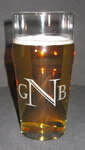 Personalized English Pub Glass