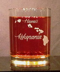 Personalized Hawaii Whiskey Glass