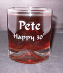 Personalized Impressions Old Fashioned Whiskey Glass