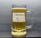 Personalized North Dakota Beer Mug