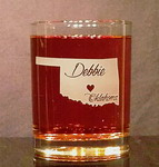 Personalized Oklahoma Whiskey Glass