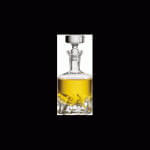 Lead Free Crystal Beveled Blade Whiskey Decanter