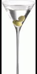 Lead Free Crystal Martini Long Stem