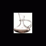 Lead Free Crystal Handled Captain's Wine Decanter