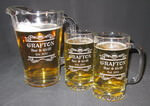 Engraved Tankard Beer Mug and Beer Pitcher Set Personalized Tankard Beer Mug and Beer Pitcher Set