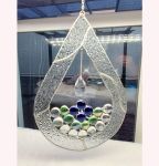 Teardrop With Gems Suncatcher