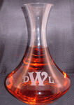 Engraved Vina Wine Decanter