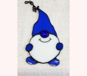 Blue Smiling Gnome