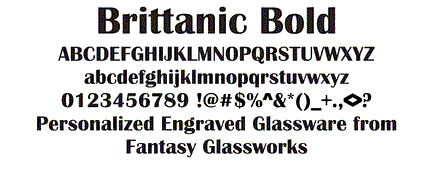 Britannic Bold Font