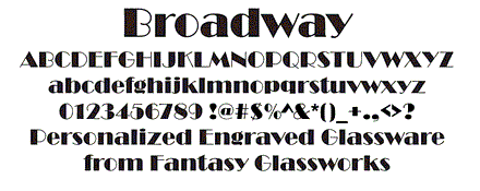 Broadway Font