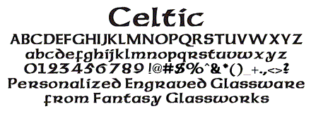 Celtic Font