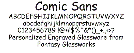 Comic Sans Font