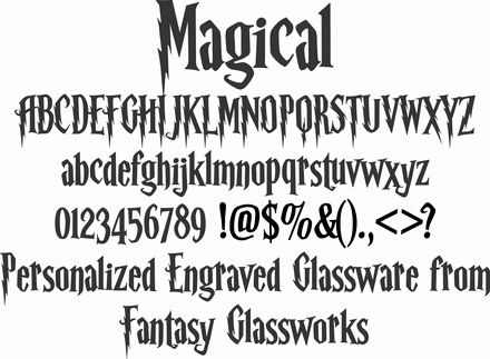 Magical Font