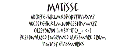 Matisse Font