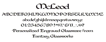 McLeod Font