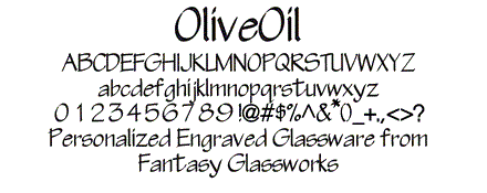 Olive Oyl Font