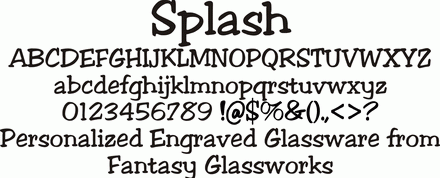 Spalsh Font