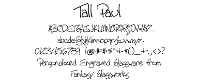 Tall Paul Font