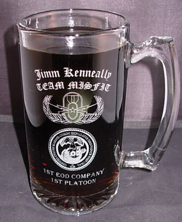 Personalized Engraved Sport Beer Mug