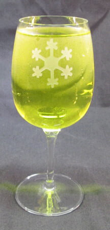 Personalized Engraved Aero White Wine Glass