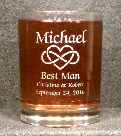 Personalized Engraved Finedge Double Old Fashioned