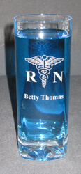 Personalized Engraved On the Rocks Beverage Glass