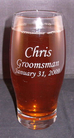 Personalized Engraved Perception Beverage Glass