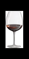 Personalized Engraved Lead Free Crystal Burgundy Wine Glass, set of 4