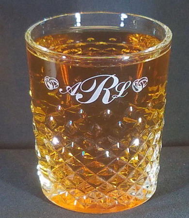 Personalized Engraved Carats Double Old Fashioned