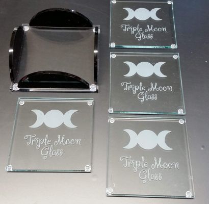 Personalized Engraved Coaster Set