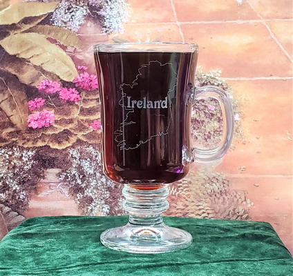 Personalized Engraved Large Irish Optic Coffee Mug