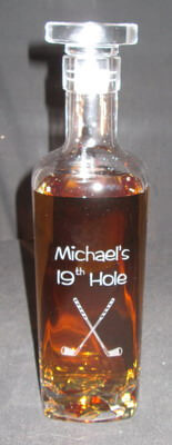 Personalized Engraved On the Rocks Whiskey Decanter