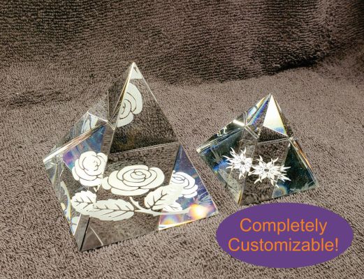 Personalized Engraved Pyramid Set