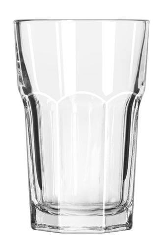 Libbey Cascade Water Glass - Clear Swirl Cup